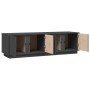 Mueble de TV madera maciza de pino gris 140x40x40 cm de vidaXL, Muebles TV - Ref: Foro24-814461, Precio: 127,36 €, Descuento: %