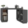 Escritorio de madera maciza de pino gris 110x50x75 cm de vidaXL, Escritorios - Ref: Foro24-814506, Precio: 208,59 €, Descuent...