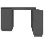 Escritorio de madera maciza de pino gris 110x50x75 cm de vidaXL, Escritorios - Ref: Foro24-814506, Precio: 205,49 €, Descuent...