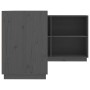 Escritorio de madera maciza de pino gris 110x50x75 cm de vidaXL, Escritorios - Ref: Foro24-814506, Precio: 208,59 €, Descuent...