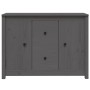 Aparador de madera maciza de pino gris 100x35x74 cm de vidaXL, Aparadores - Ref: Foro24-814566, Precio: 157,09 €, Descuento: %