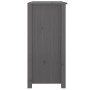 Aparador de madera maciza de pino gris 100x35x74 cm de vidaXL, Aparadores - Ref: Foro24-814566, Precio: 157,09 €, Descuento: %