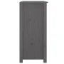 Aparador de madera maciza de pino gris 100x35x74 cm de vidaXL, Aparadores - Ref: Foro24-814566, Precio: 155,06 €, Descuento: %