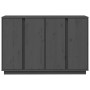 Aparador de madera maciza de pino gris 120x35x80 cm de vidaXL, Aparadores - Ref: Foro24-814496, Precio: 152,71 €, Descuento: %