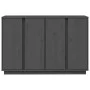 Aparador de madera maciza de pino gris 120x35x80 cm de vidaXL, Aparadores - Ref: Foro24-814496, Precio: 151,09 €, Descuento: %