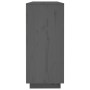 Aparador de madera maciza de pino gris 120x35x80 cm de vidaXL, Aparadores - Ref: Foro24-814496, Precio: 152,71 €, Descuento: %