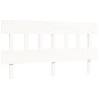 Estructura de cama con cabecero madera maciza blanco 160x200 cm de vidaXL, Camas y somieres - Ref: Foro24-3195167, Precio: 14...