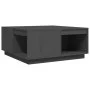 Mesa de centro de madera maciza de pino gris 80x81x36,5 cm de vidaXL, Mesas de centro - Ref: Foro24-814526, Precio: 91,51 €, ...