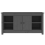Mueble de TV de madera maciza de pino gris 103x36,5x52 cm de vidaXL, Muebles TV - Ref: Foro24-814576, Precio: 103,37 €, Descu...