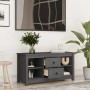 Mueble de TV de madera maciza de pino gris 103x36,5x52 cm de vidaXL, Muebles TV - Ref: Foro24-814571, Precio: 79,29 €, Descue...
