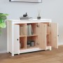 Aparador de madera maciza de pino blanco 100x35x74 cm de vidaXL, Aparadores - Ref: Foro24-814560, Precio: 134,12 €, Descuento: %