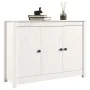 Aparador de madera maciza de pino blanco 100x35x74 cm de vidaXL, Aparadores - Ref: Foro24-814560, Precio: 139,91 €, Descuento: %