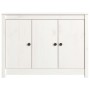 Aparador de madera maciza de pino blanco 100x35x74 cm de vidaXL, Aparadores - Ref: Foro24-814560, Precio: 134,12 €, Descuento: %