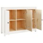 Aparador de madera maciza de pino blanco 100x35x74 cm de vidaXL, Aparadores - Ref: Foro24-814560, Precio: 134,12 €, Descuento: %