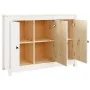 Aparador de madera maciza de pino blanco 100x35x74 cm de vidaXL, Aparadores - Ref: Foro24-814560, Precio: 139,91 €, Descuento: %