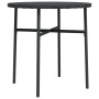 Juego de comedor para jardín 3 piezas ratán sintético negro de vidaXL, Conjuntos de jardín - Ref: Foro24-3098025, Precio: 143...