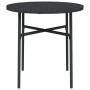 Juego de comedor para jardín 3 piezas ratán sintético negro de vidaXL, Conjuntos de jardín - Ref: Foro24-3098025, Precio: 143...