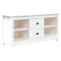 Mueble para TV de madera maciza de pino blanco 103x36,5x52 cm de vidaXL, Muebles TV - Ref: Foro24-814570, Precio: 106,58 €, D...