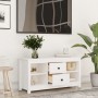 Mueble para TV de madera maciza de pino blanco 103x36,5x52 cm de vidaXL, Muebles TV - Ref: Foro24-814570, Precio: 106,58 €, D...
