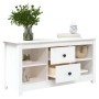Mueble para TV de madera maciza de pino blanco 103x36,5x52 cm de vidaXL, Muebles TV - Ref: Foro24-814570, Precio: 106,58 €, D...