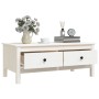Mesa de centro de madera maciza de pino blanco 100x50x40 cm de vidaXL, Mesas de centro - Ref: Foro24-814605, Precio: 127,06 €...