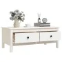 Solid white pine wood coffee table 100x50x40 cm by vidaXL, Coffee table - Ref: Foro24-814605, Price: 122,03 €, Discount: %