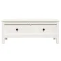 Solid white pine wood coffee table 100x50x40 cm by vidaXL, Coffee table - Ref: Foro24-814605, Price: 122,03 €, Discount: %