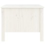 Mesa de centro de madera maciza de pino blanco 100x50x40 cm de vidaXL, Mesas de centro - Ref: Foro24-814605, Precio: 127,06 €...