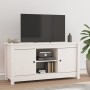 Mueble para TV de madera maciza de pino blanco 103x36,5x52 cm de vidaXL, Muebles TV - Ref: Foro24-814585, Precio: 104,48 €, D...