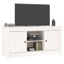 Mueble para TV de madera maciza de pino blanco 103x36,5x52 cm de vidaXL, Muebles TV - Ref: Foro24-814585, Precio: 104,48 €, D...