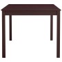 Mesa de comedor de madera de pino marrón oscuro 180x90x73 cm en Mesas de comedor | Comprar online en Foru.es