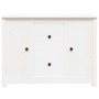 Aparador de madera maciza de pino blanco 100x35x74 cm de vidaXL, Aparadores - Ref: Foro24-814565, Precio: 141,28 €, Descuento: %