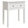 Mesa consola de madera maciza de pino blanco 70x35x75 cm de vidaXL, Mesas auxiliares - Ref: Foro24-814610, Precio: 87,93 €, D...