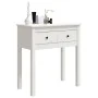 Mesa consola de madera maciza de pino blanco 70x35x75 cm de vidaXL, Mesas auxiliares - Ref: Foro24-814610, Precio: 87,93 €, D...