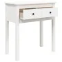 Mesa consola de madera maciza de pino blanco 70x35x75 cm de vidaXL, Mesas auxiliares - Ref: Foro24-814610, Precio: 87,93 €, D...