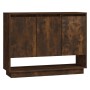 Aparador de madera de ingeniería roble ahumado 97x31x75 cm de vidaXL, Aparadores - Ref: Foro24-812987, Precio: 73,43 €, Descu...