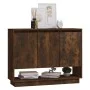 Aparador de madera de ingeniería roble ahumado 97x31x75 cm de vidaXL, Aparadores - Ref: Foro24-812987, Precio: 72,38 €, Descu...