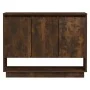 Aparador de madera de ingeniería roble ahumado 97x31x75 cm de vidaXL, Aparadores - Ref: Foro24-812987, Precio: 72,38 €, Descu...