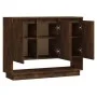 Aparador de madera de ingeniería roble ahumado 97x31x75 cm de vidaXL, Aparadores - Ref: Foro24-812987, Precio: 72,38 €, Descu...
