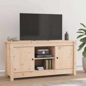 Mueble de TV de madera maciza de pino 103x36,5x52 cm de vidaXL, Muebles TV - Ref: Foro24-814584, Precio: 76,38 €, Descuento: %