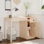 Escritorio de madera maciza de pino 100x50x75 cm de vidaXL, Escritorios - Ref: Foro24-814629, Precio: 115,00 €, Descuento: %