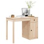 Escritorio de madera maciza de pino 100x50x75 cm de vidaXL, Escritorios - Ref: Foro24-814629, Precio: 116,77 €, Descuento: %