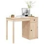 Escritorio de madera maciza de pino 100x50x75 cm de vidaXL, Escritorios - Ref: Foro24-814629, Precio: 115,00 €, Descuento: %