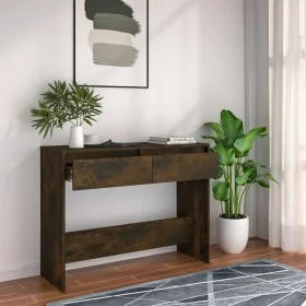 Konsolentisch Holzwerkstoff Räuchereiche 100x35x76,5 cm von vidaXL, Seitentische - Ref: Foro24-813035, Preis: 51,73 €, Rabatt: %