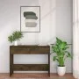 Mesa consola madera de ingeniería roble ahumado 100x35x76,5 cm de vidaXL, Mesas auxiliares - Ref: Foro24-813035, Precio: 51,7...