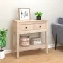Mesa consola madera maciza de pino 75x35x75 cm de vidaXL, Mesas auxiliares - Ref: Foro24-814619, Precio: 107,59 €, Descuento: %