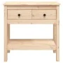 Mesa consola madera maciza de pino 75x35x75 cm de vidaXL, Mesas auxiliares - Ref: Foro24-814619, Precio: 107,59 €, Descuento: %