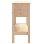 Mesa consola madera maciza de pino 75x35x75 cm de vidaXL, Mesas auxiliares - Ref: Foro24-814619, Precio: 100,58 €, Descuento: %