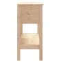 Mesa consola madera maciza de pino 75x35x75 cm de vidaXL, Mesas auxiliares - Ref: Foro24-814619, Precio: 107,59 €, Descuento: %