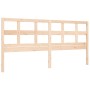 Estructura de cama con cabecero madera maciza 200x200 cm de vidaXL, Camas y somieres - Ref: Foro24-3194851, Precio: 145,33 €,...